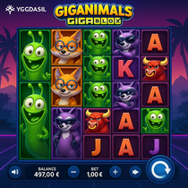 BDMBet - Giganimals Gigablox Slot Game